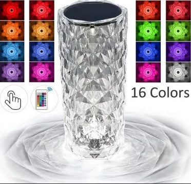 LAMPARA DE CRISTAL RGB